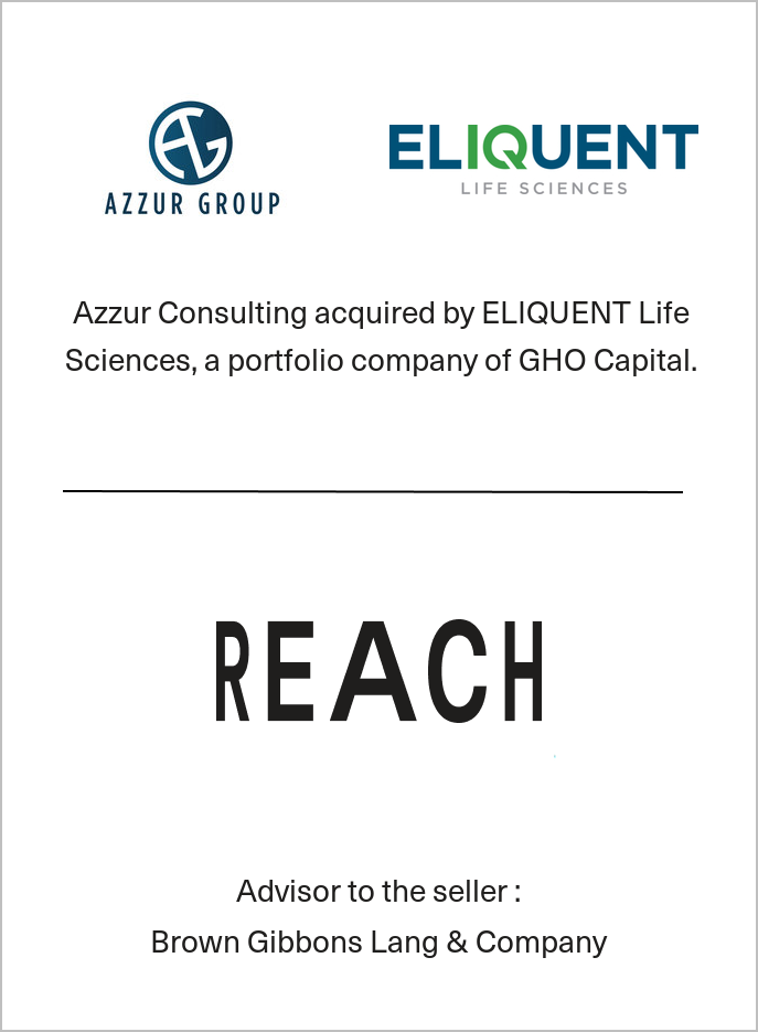 Eliquent Life Sciences has acquired Azzur Consulting